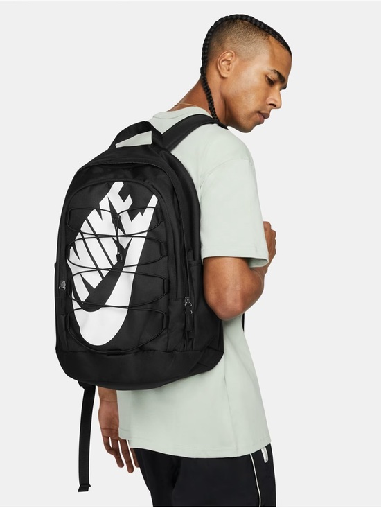 Nike Other - Nike Black Backpack with White Swoosh Graphic - Men's